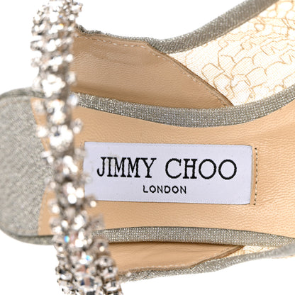 Jimmy Choo Lace Crystal Bing 100 Pumps 37 Ivory 7 of 13