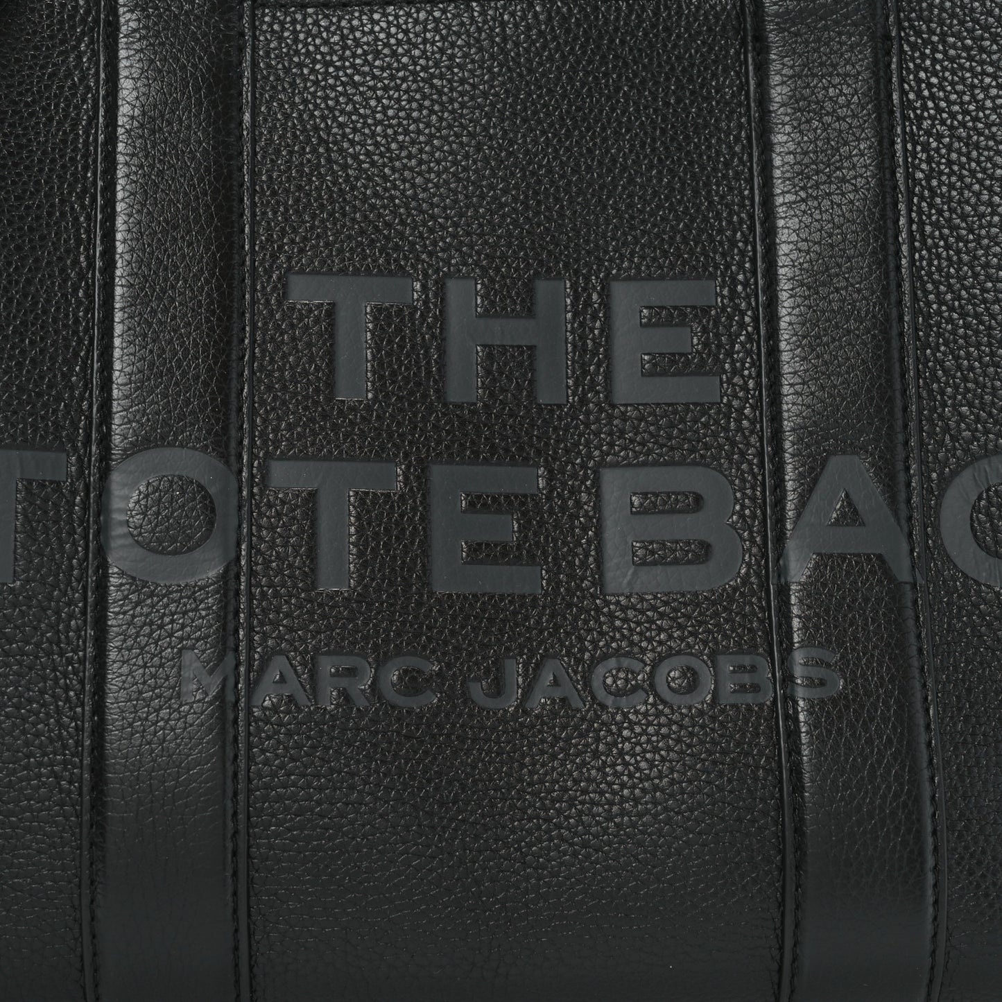 Grained Calfskin Medium The Tote Bag Black