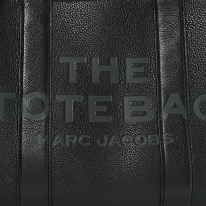 Marc Jacobs Grained Calfskin Medium The Tote Bag Black 7 of 9