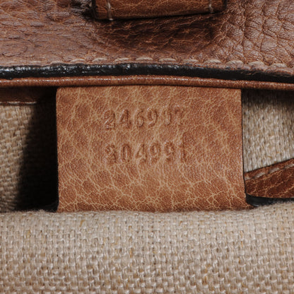 Gucci Guccissima Old Libeccio Medium New Jackie Hobo Old Naturale 7 of 9