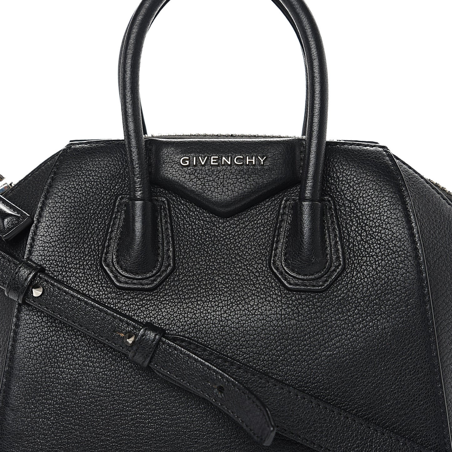 Sugar Goatskin Mini Antigona Black