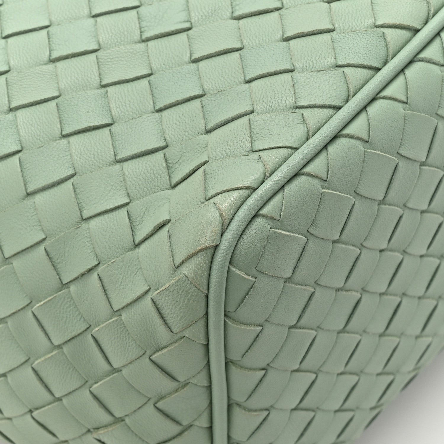 Bottega Veneta Nappa Intrecciato Ciambrino Bag New Sage 13 of 14