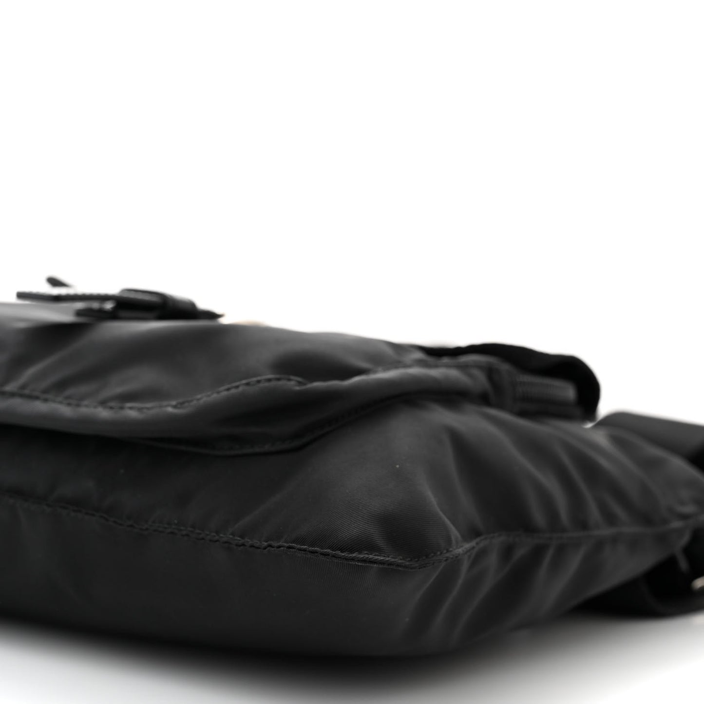 Nylon Vela Sling Messenger Bag Black