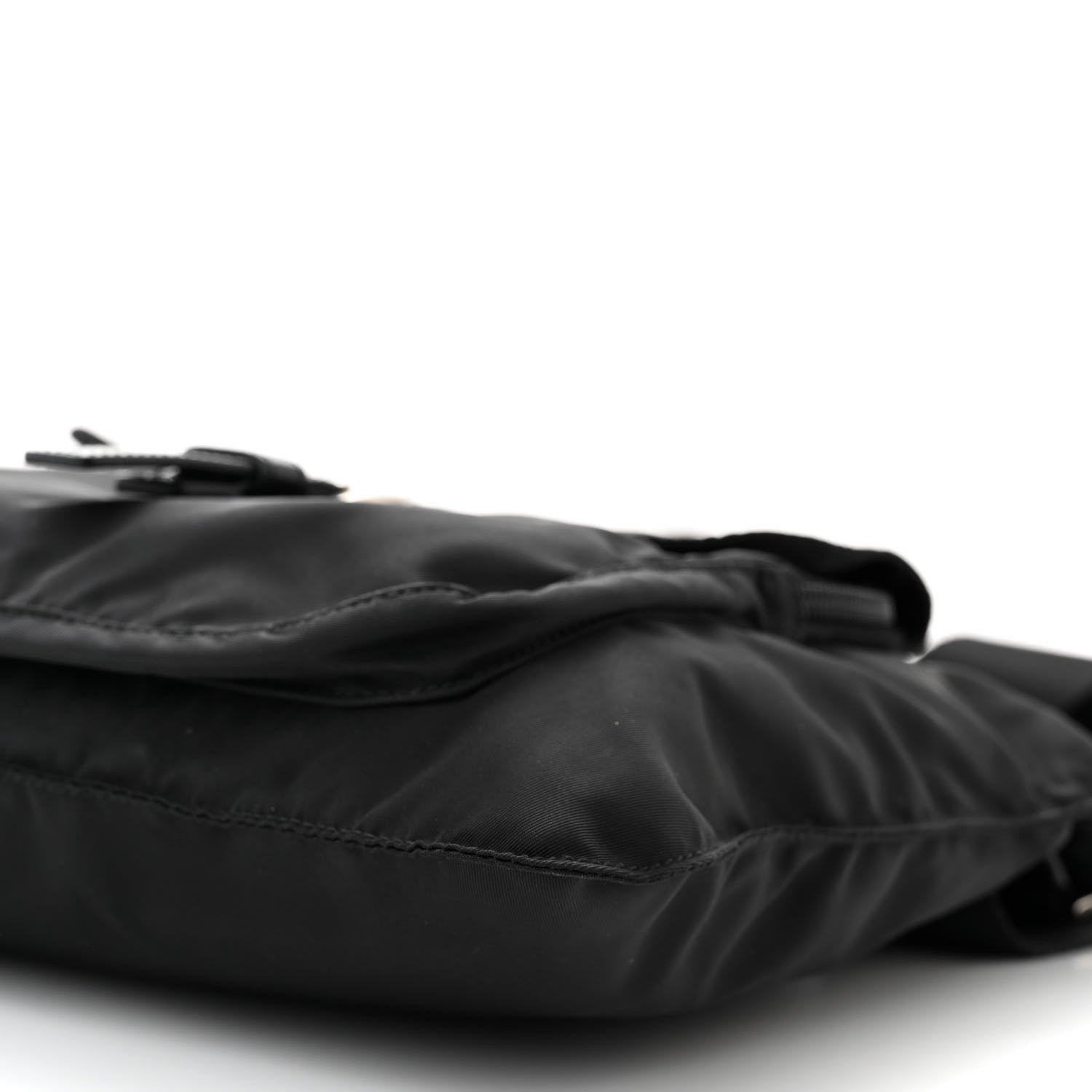Prada Nylon Vela Sling Messenger Bag Black 10 of 10