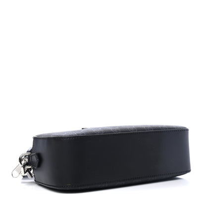 Gucci GG Supreme Monogram Web Shoulder Bag Black Grey 3 of 4