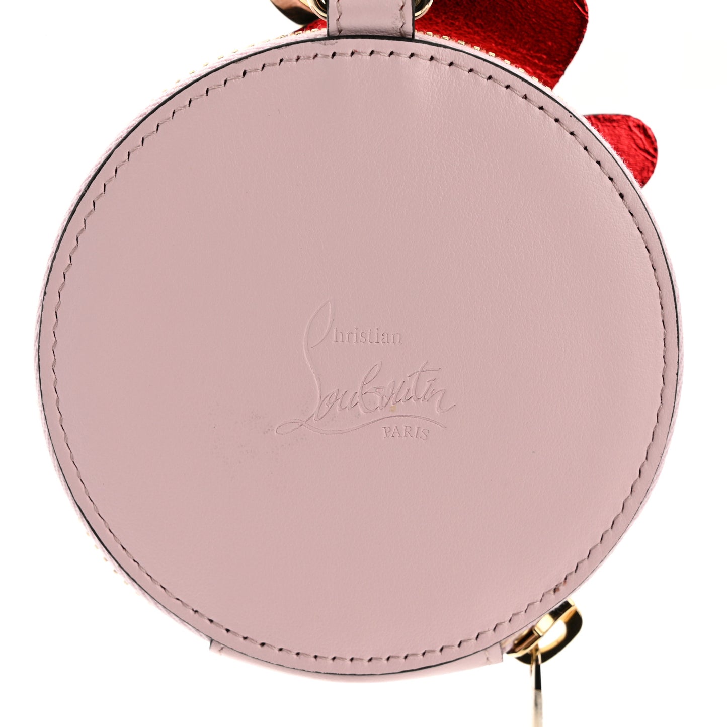 Calfskin Pin Up Capsule Key Ring Pouch Multicolor