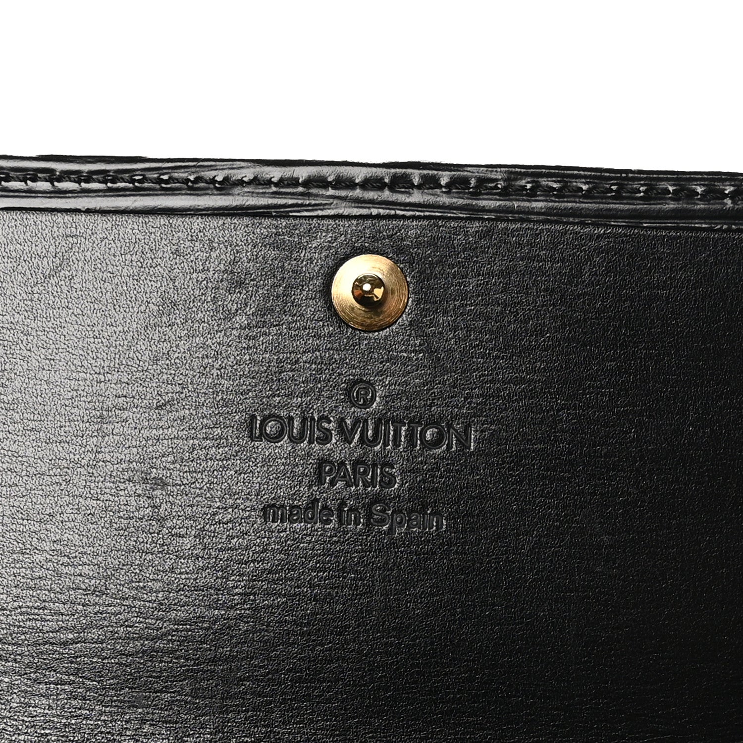 Louis Vuitton Epi Sarah Wallet Black 6 of 8
