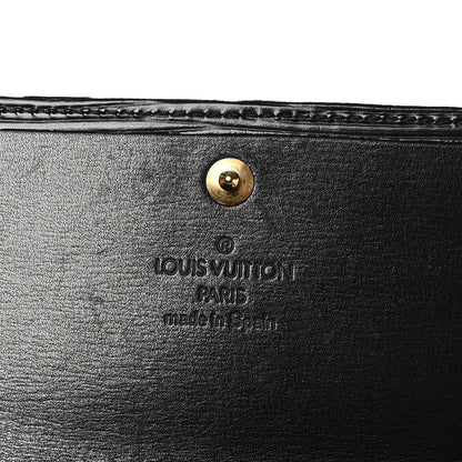 Louis Vuitton Epi Sarah Wallet Black 6 of 8