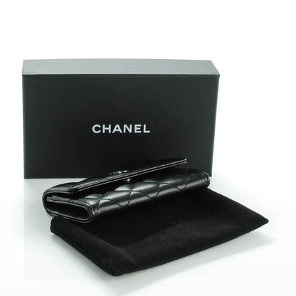 Chanel Lambskin Quilted Flap Card Holder Black 4 of 8