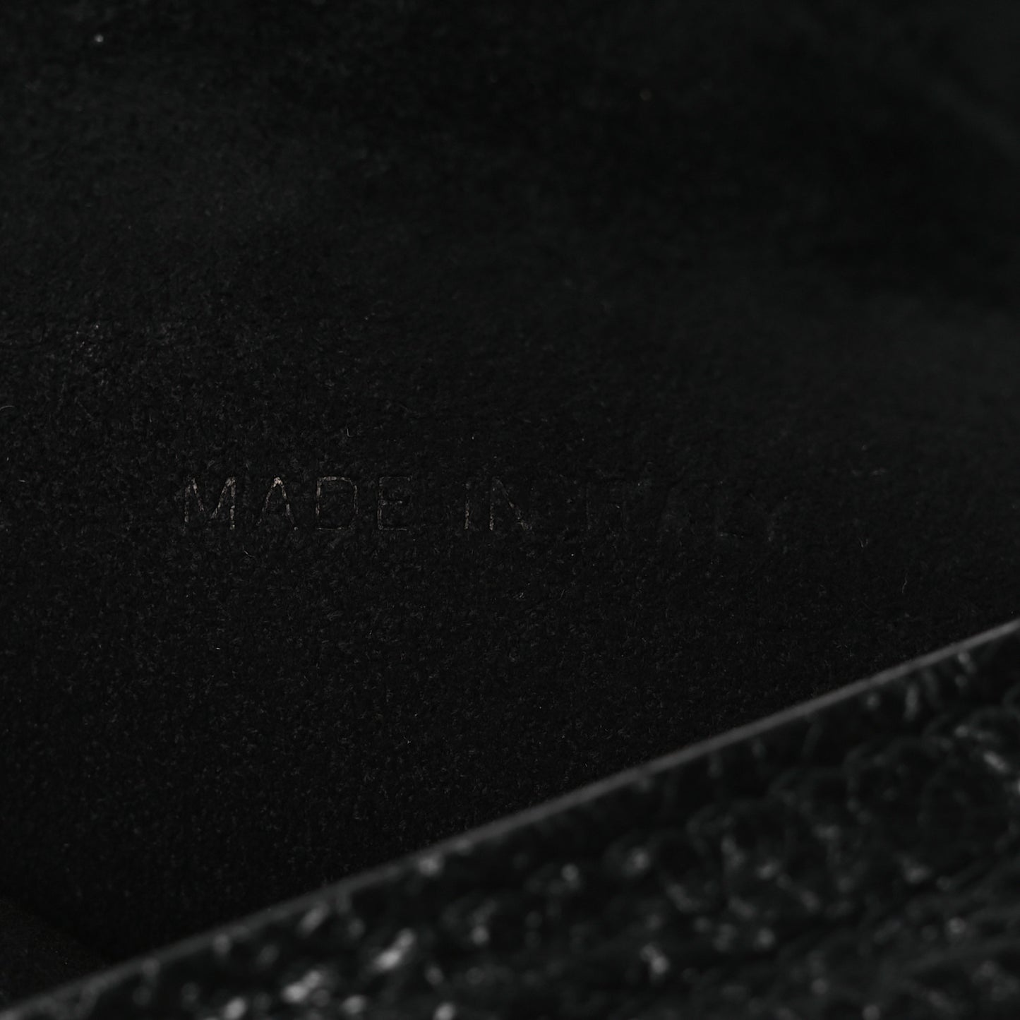 Crinkled Lambskin 135mm Saddle Belt S/M Black