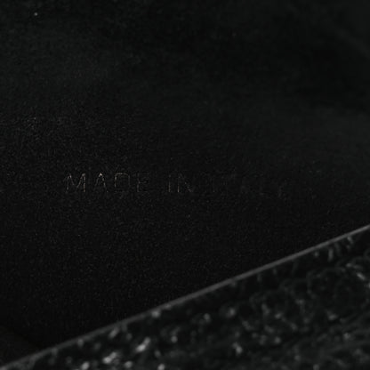 Christian Dior Crinkled Lambskin 135mm Saddle Belt S/M Black 7 of 9