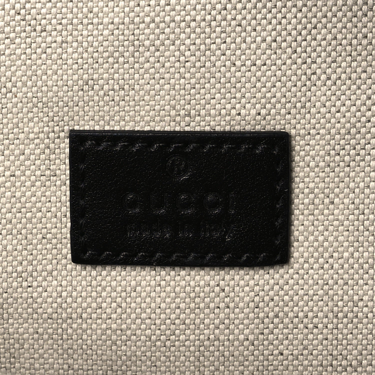 Gucci Calfskin GG Tennis Embossed Pocket Belt Bag Black 6 of 8