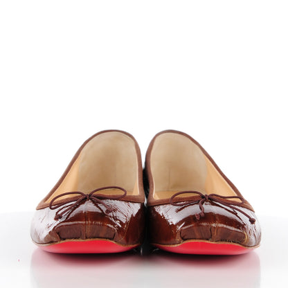 Christian Louboutin Eel Rosella Flats 39 Havane 2 of 8