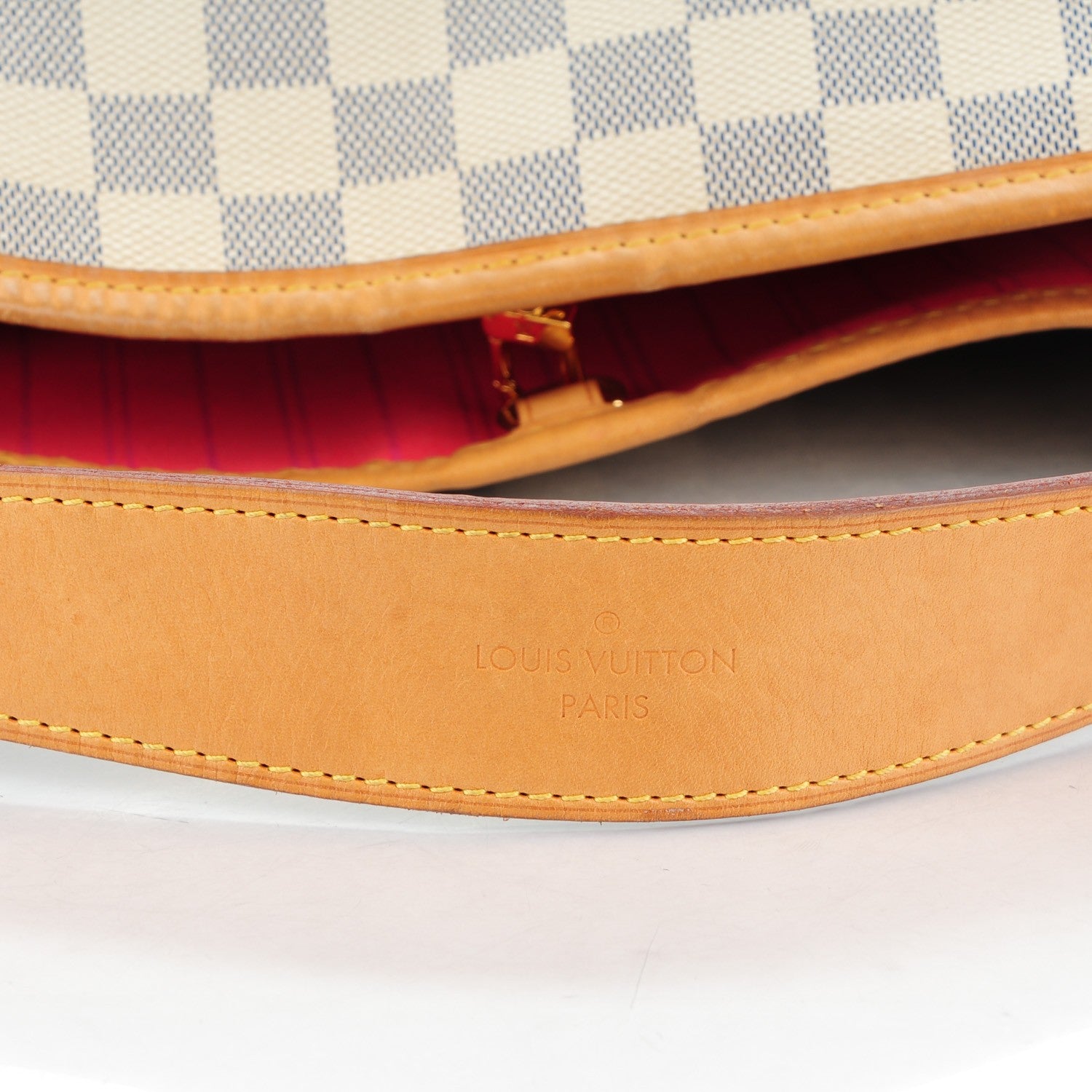 Louis Vuitton Damier Azur Delightful PM Pink 10 of 11