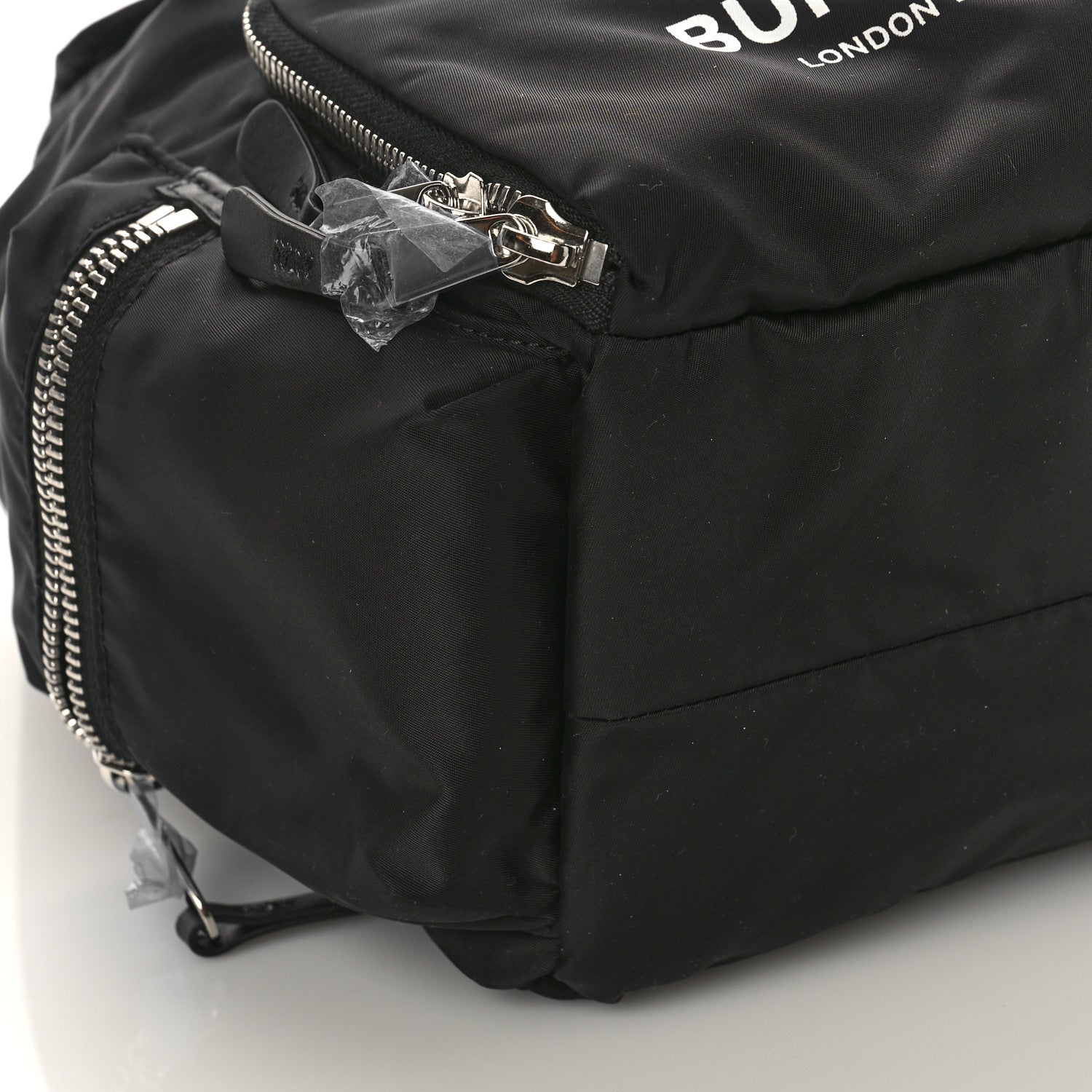 Burberry Nylon Logo Print Medium Rucksack Backpack Black 7 of 8