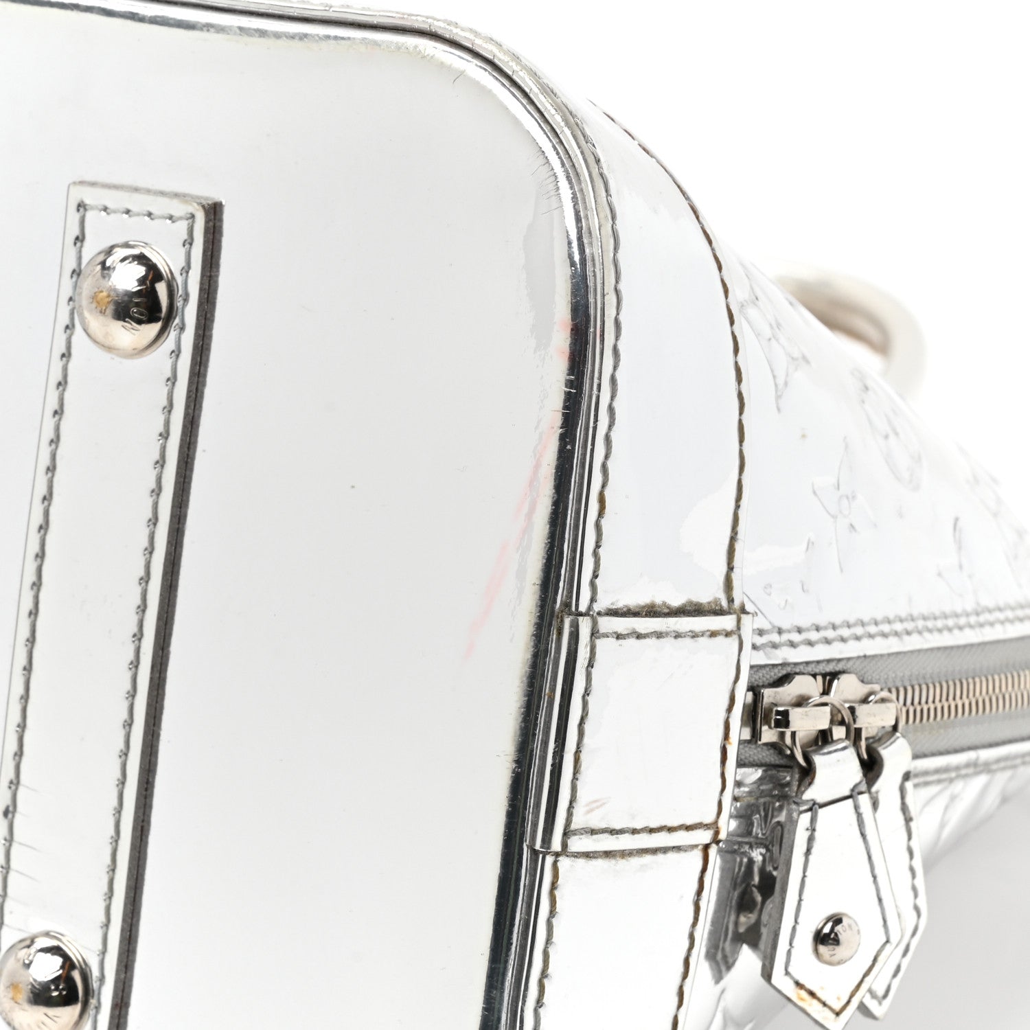 Louis Vuitton Monogram Miroir Alma MM Silver 20 of 20