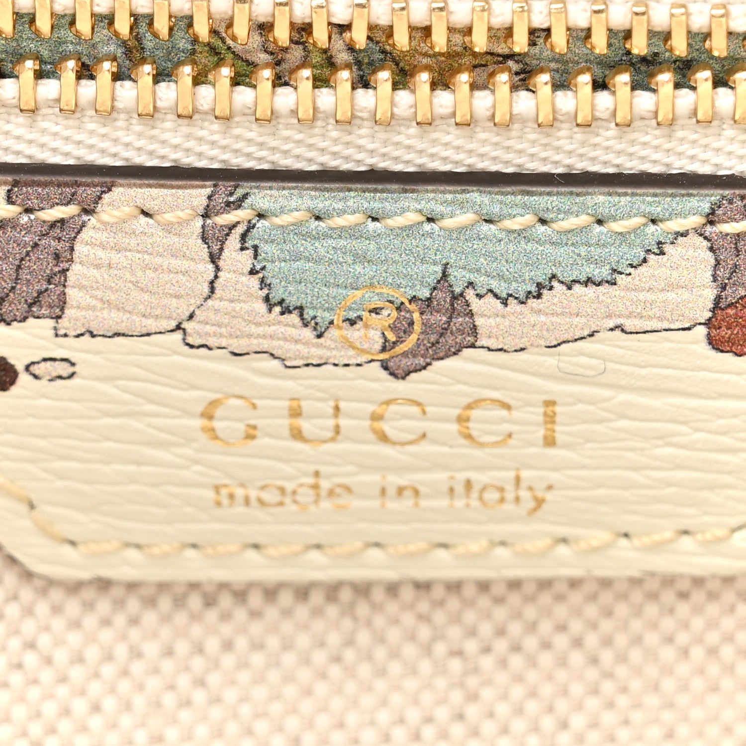 Gucci New Shangai Calfskin Tiger Savanah Small Jackie 1961 Hobo Chalky White Multicolor 6 of 10