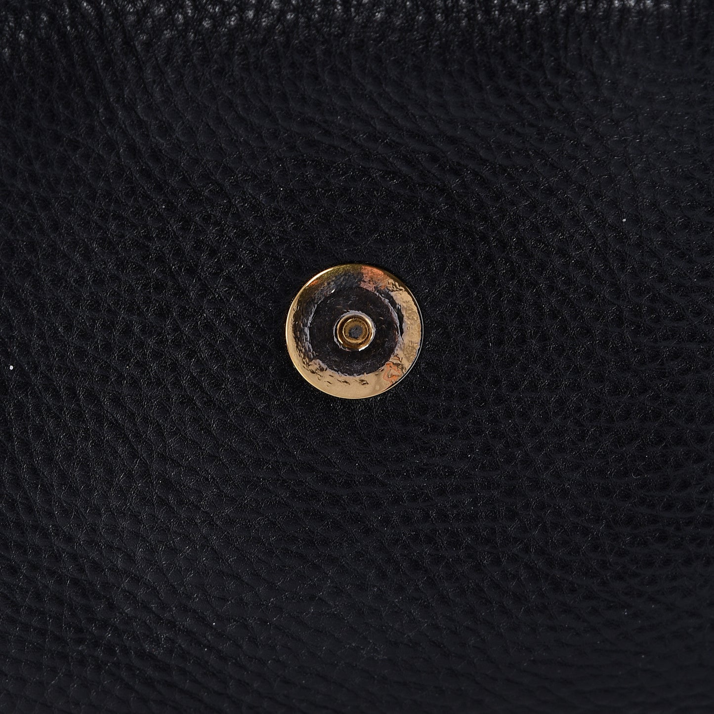 Vitello Daino Buckle Tote Black