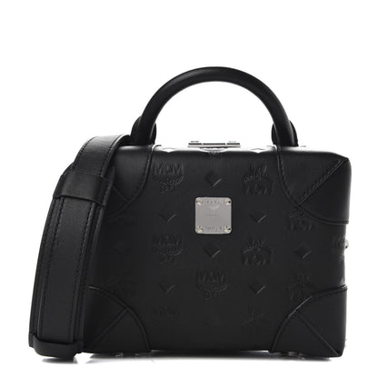 MCM Calfskin Ottomar Monogram Small Berlin Crossbody Black 1 of 9