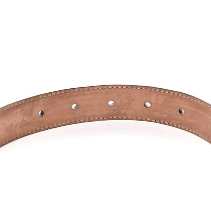 Gucci Moon Calfskin Interlocking G 25mm Belt 70 28 Black 6 of 8