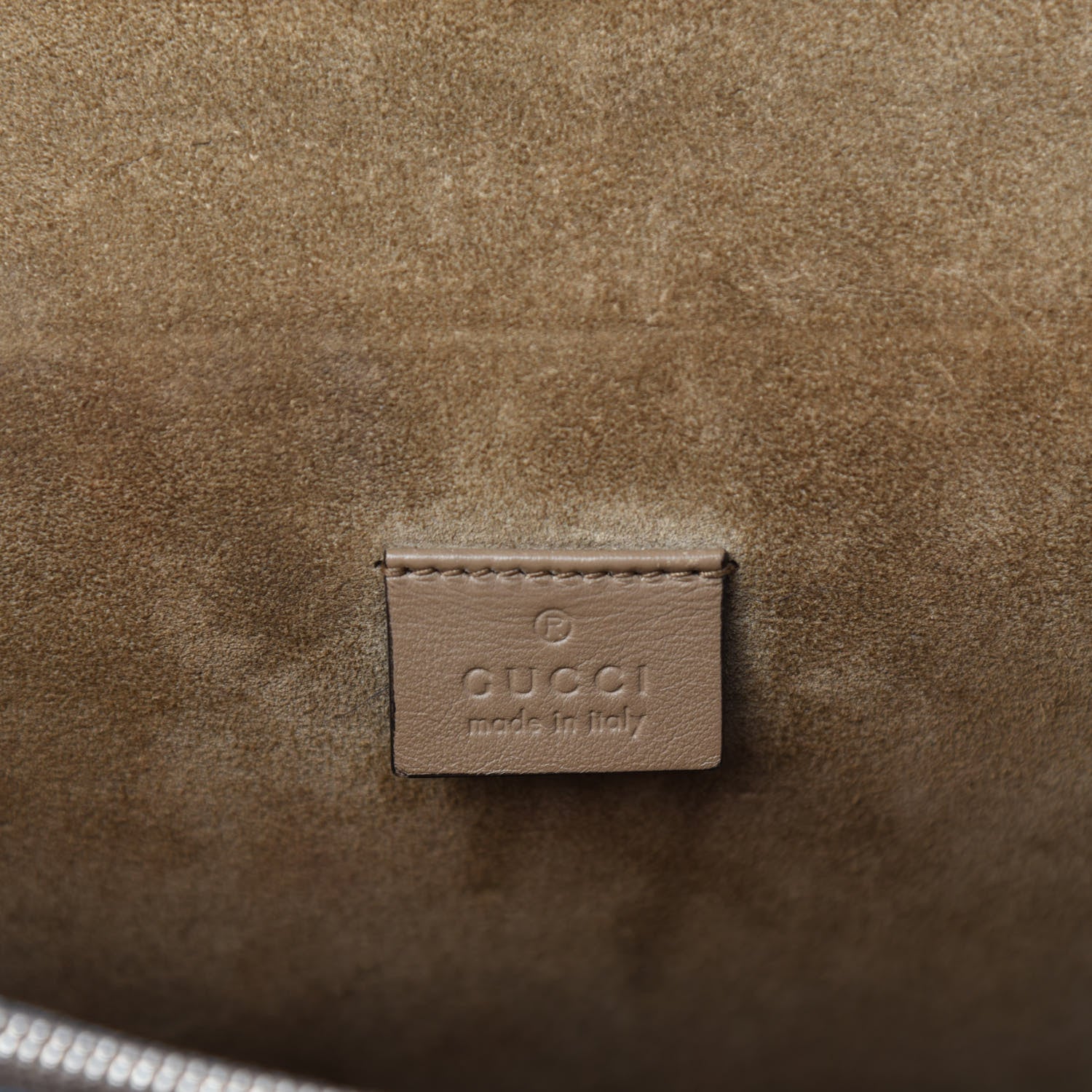 Gucci GG Supreme Monogram Medium Dionysus Shoulder Bag Taupe 11 of 13