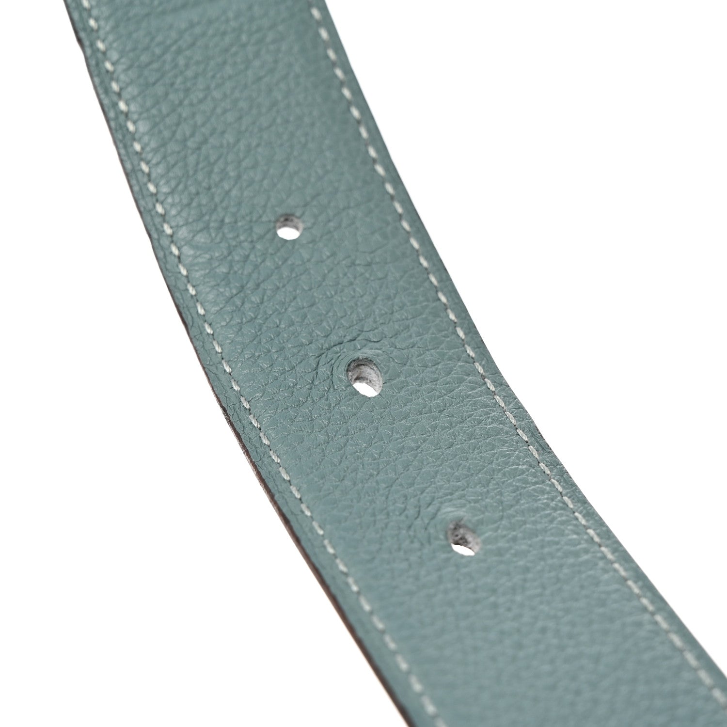 Hermes Box Togo 32mm Belt Strap 105 42 Graphite Ciel 6 of 12