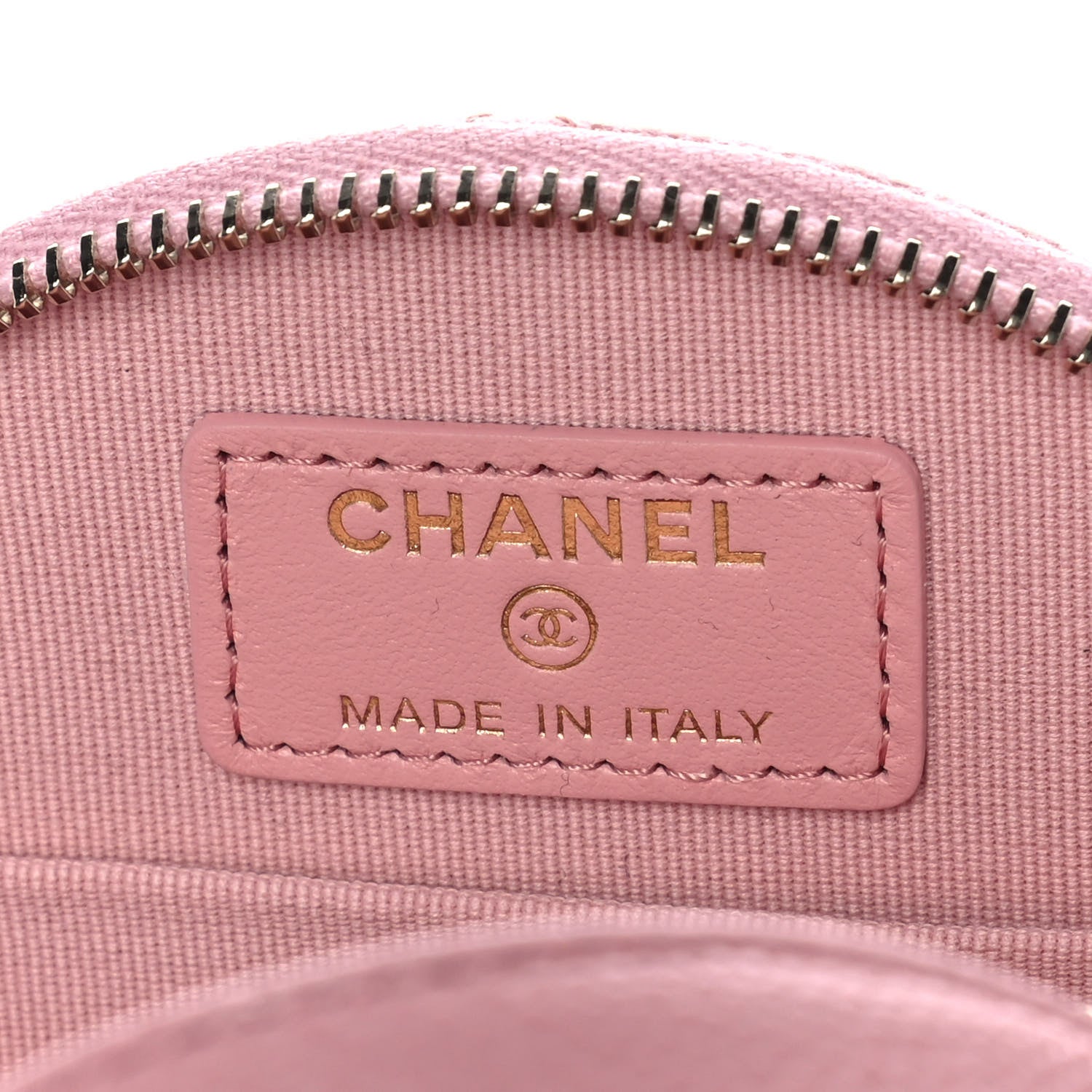 Chanel Caviar Quilted Round Handle With Care Vanity With Chain Pink 7 of 12