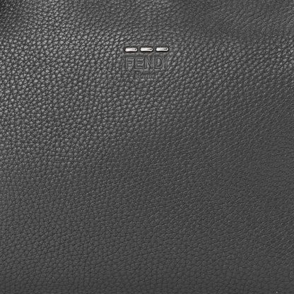 Fendi Cuoio Romano Selleria Lei Boston Tote Asfalto 8 of 11