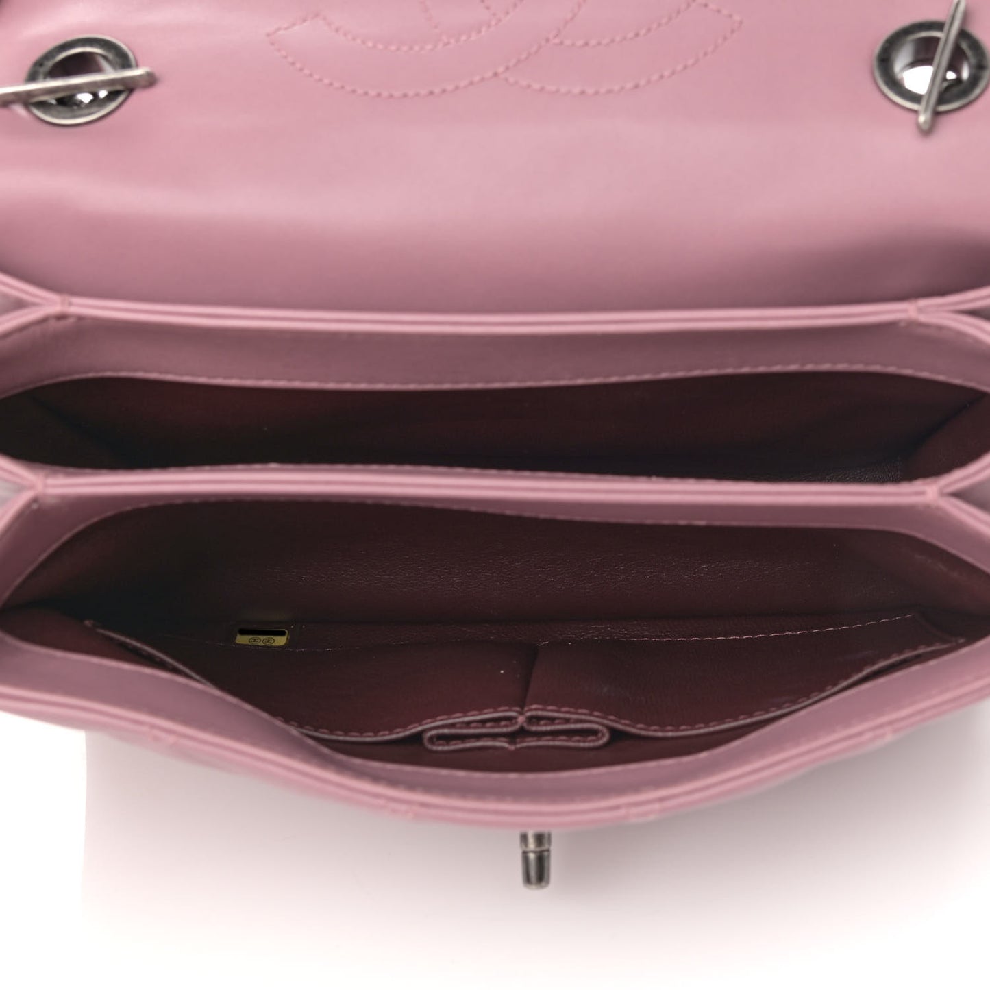 Lambskin Quilted Small Trendy CC Flap Dual Handle Bag Light Pink