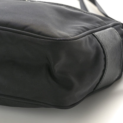 Prada Tessuto Nylon Triangle Shoulder Bag Black 10 of 10