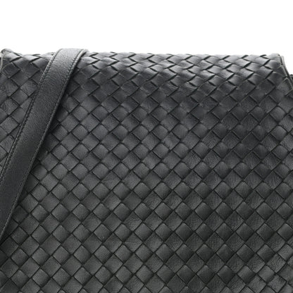 Bottega Veneta Nappa Intrecciato Messenger Bag Black 7 of 9