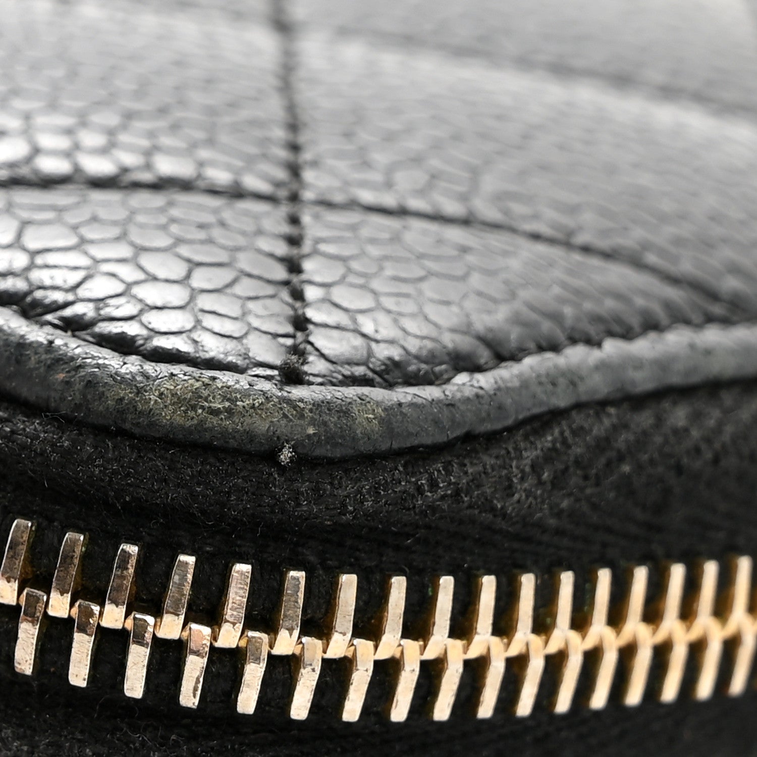 Chanel Caviar Quilted Large Gusset Zip Around Wallet Black 13 of 14