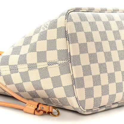 Louis Vuitton Damier Azur Neo Neverfull MM Rose Ballerine 9 of 11
