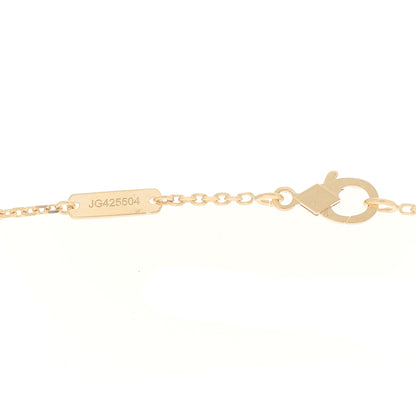 Van Cleef & Arpels 18K Yellow Gold Black Onyx Vintage Alhambra Pendant Necklace 4 of 6