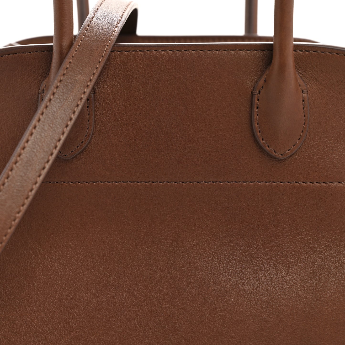 Polished Saddle Calfskin Soft Margaux 10 Bag New Burgundy
