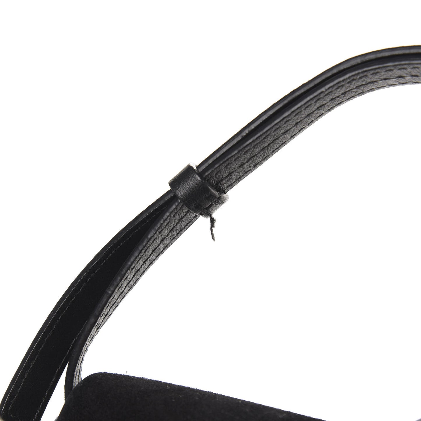 Suede Calfskin Small Faye Shoulder Bag Black