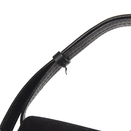 Chloe Suede Calfskin Small Faye Shoulder Bag Black 7 of 10