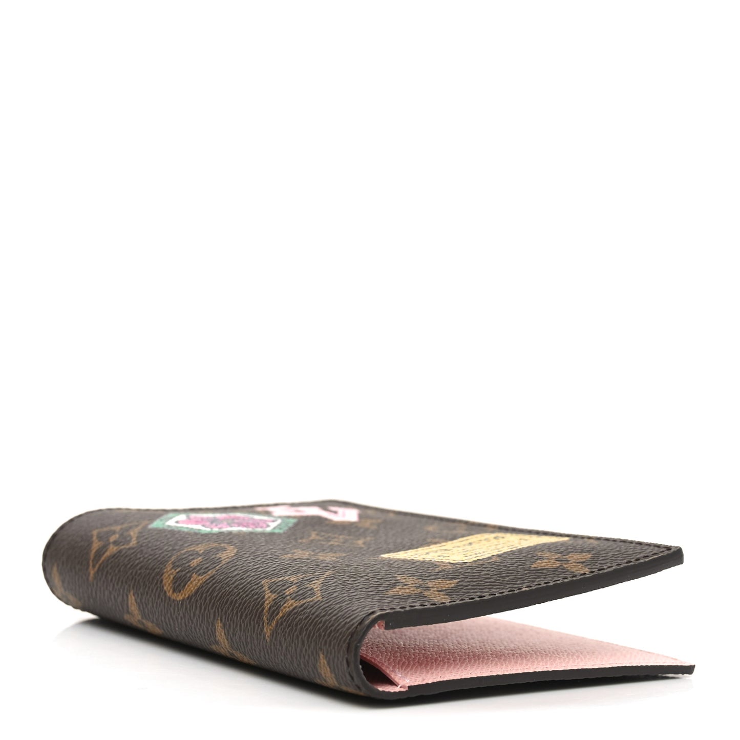Monogram My LV World Tour Passport Cover Rose Ballerine