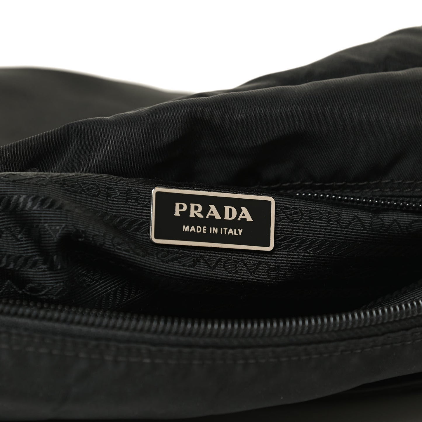 Tessuto Nylon Vela Messenger Bag Black