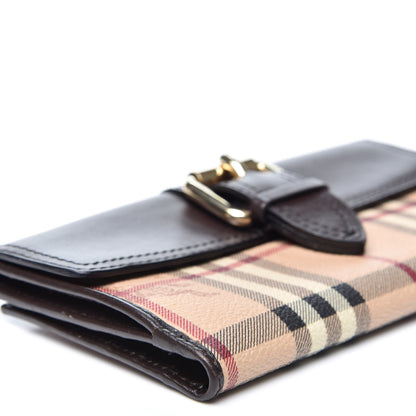 Burberry Haymarket Check Wallet Chocolate 6 of 14