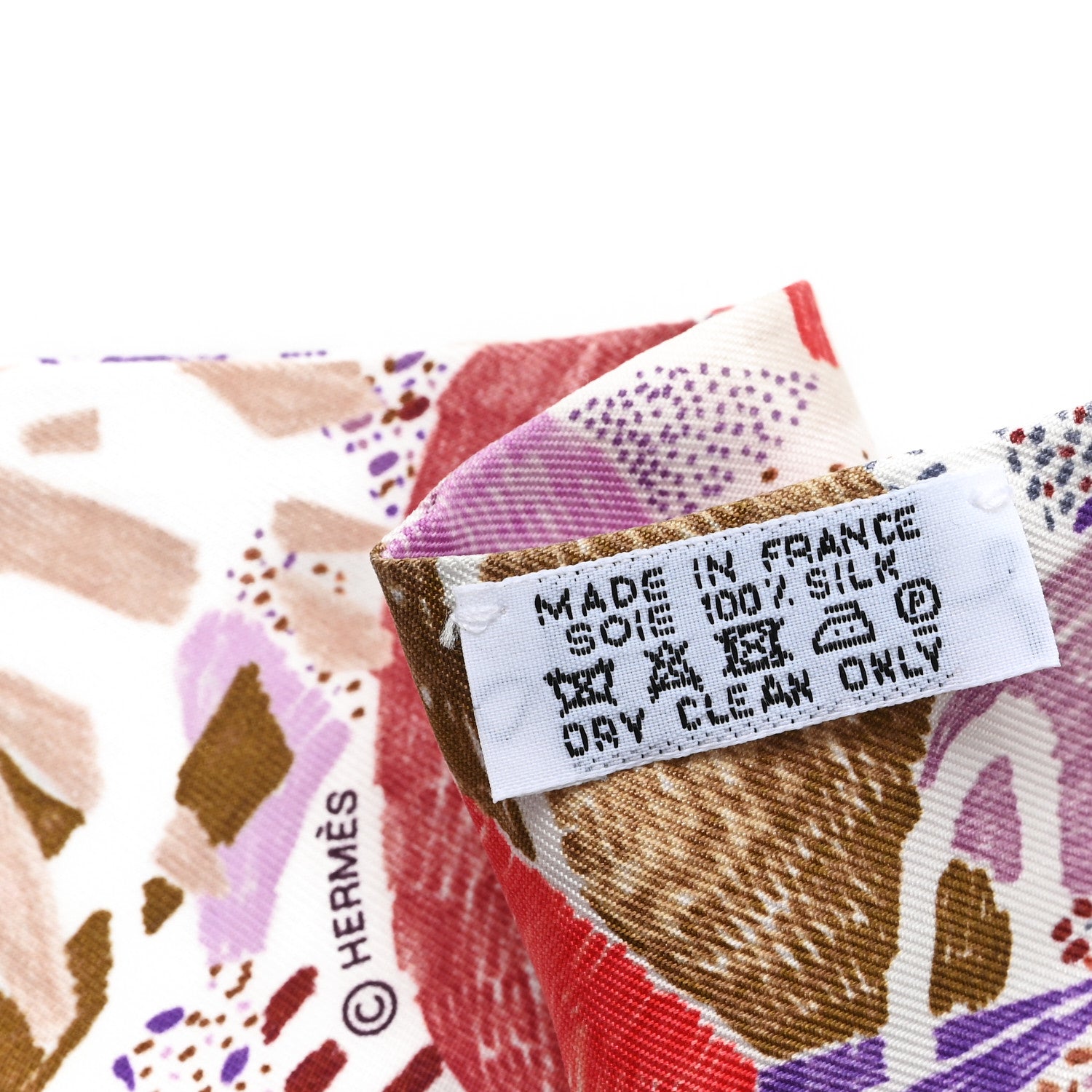 Hermes Silk Chacun Fait Son Nid Twilly 3 of 3