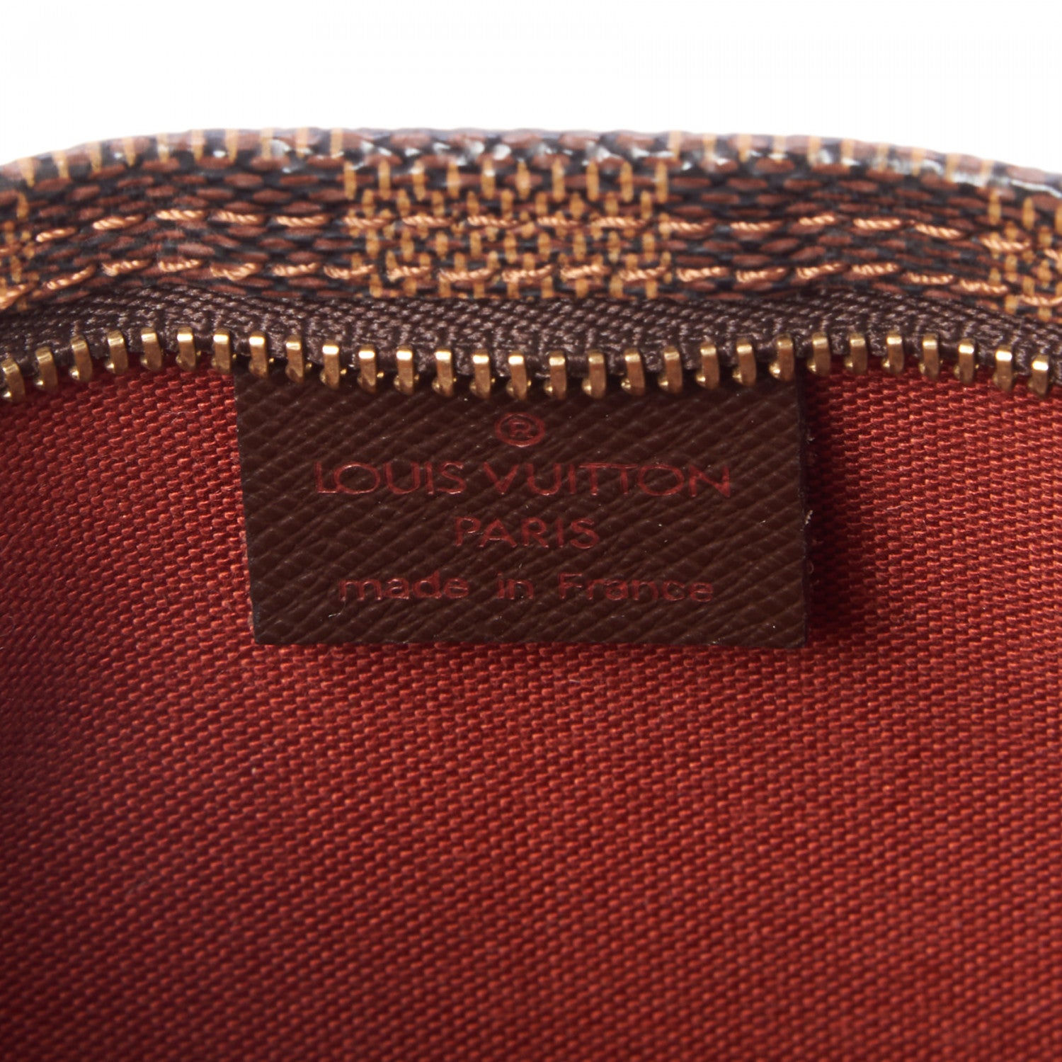 Louis Vuitton Damier Ebene Trousse Make Up Bag Pochette 8 of 8