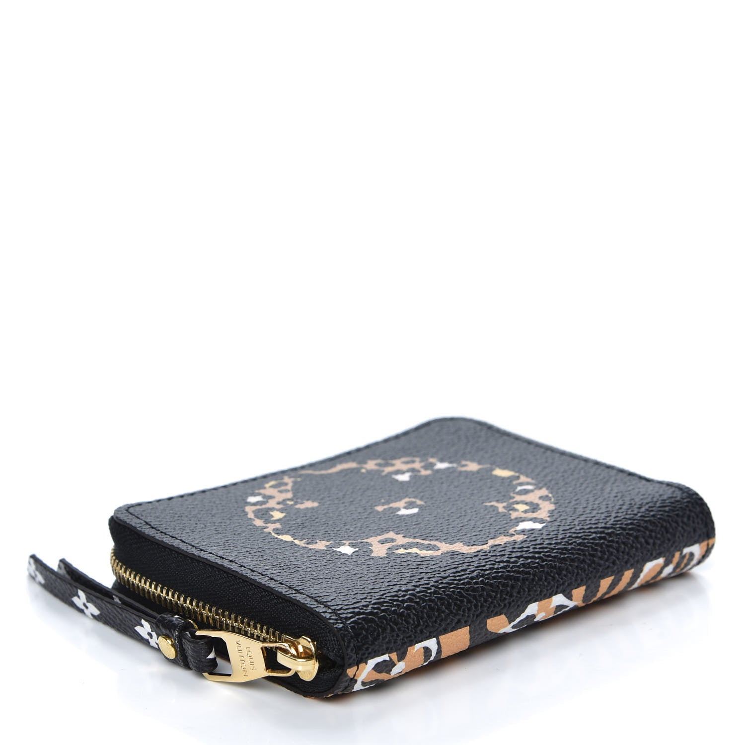 Louis Vuitton Monogram Giant Jungle Zippy Coin Purse Black 4 of 7