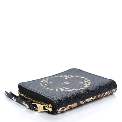 Louis Vuitton Monogram Giant Jungle Zippy Coin Purse Black 4 of 7