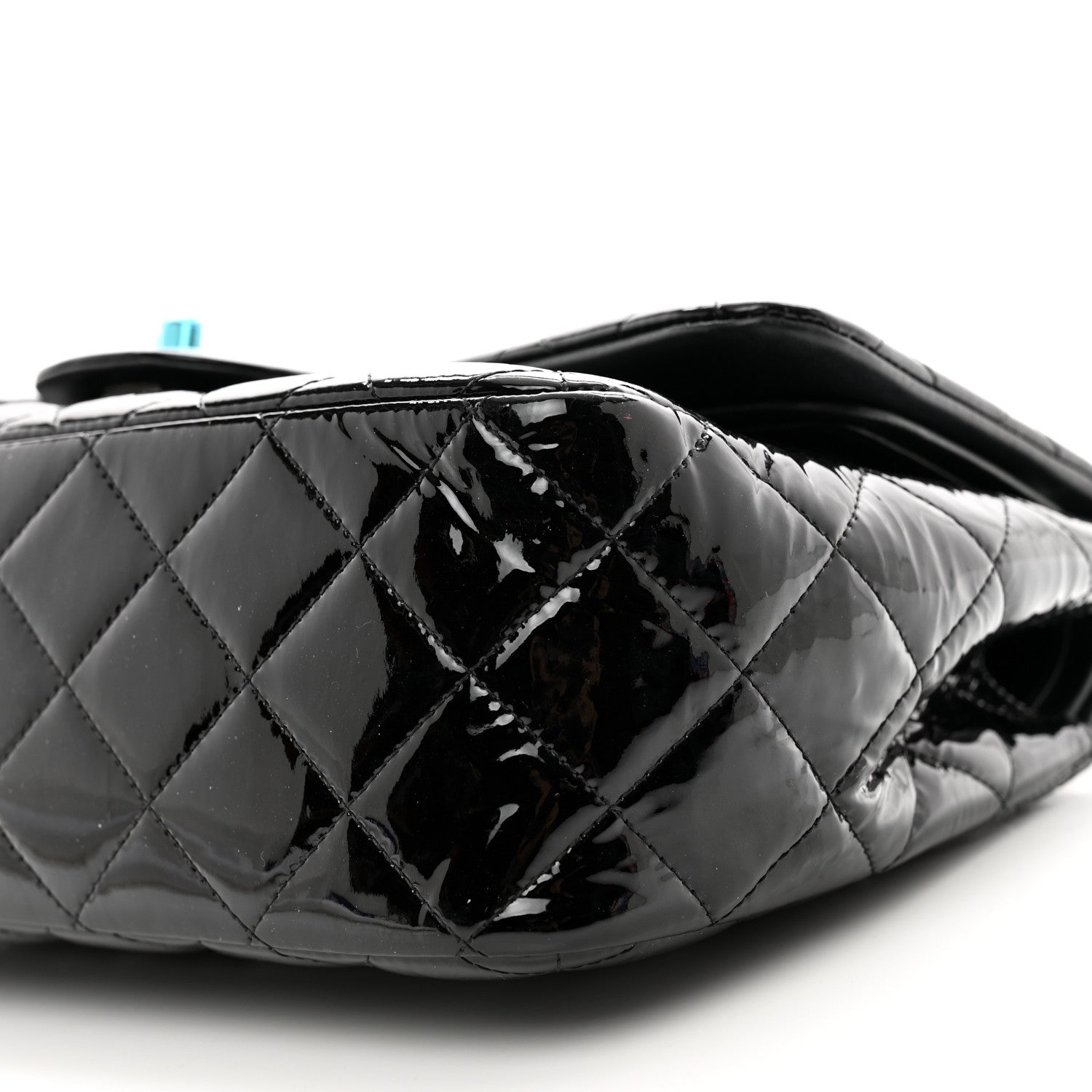 Chanel Patent Quilted Jumbo Double Flap Black 10 of 12