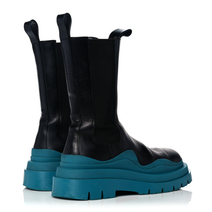 Bottega Veneta Calfskin The Tire Chelsea Boots 37 Black Blaster 4 of 21