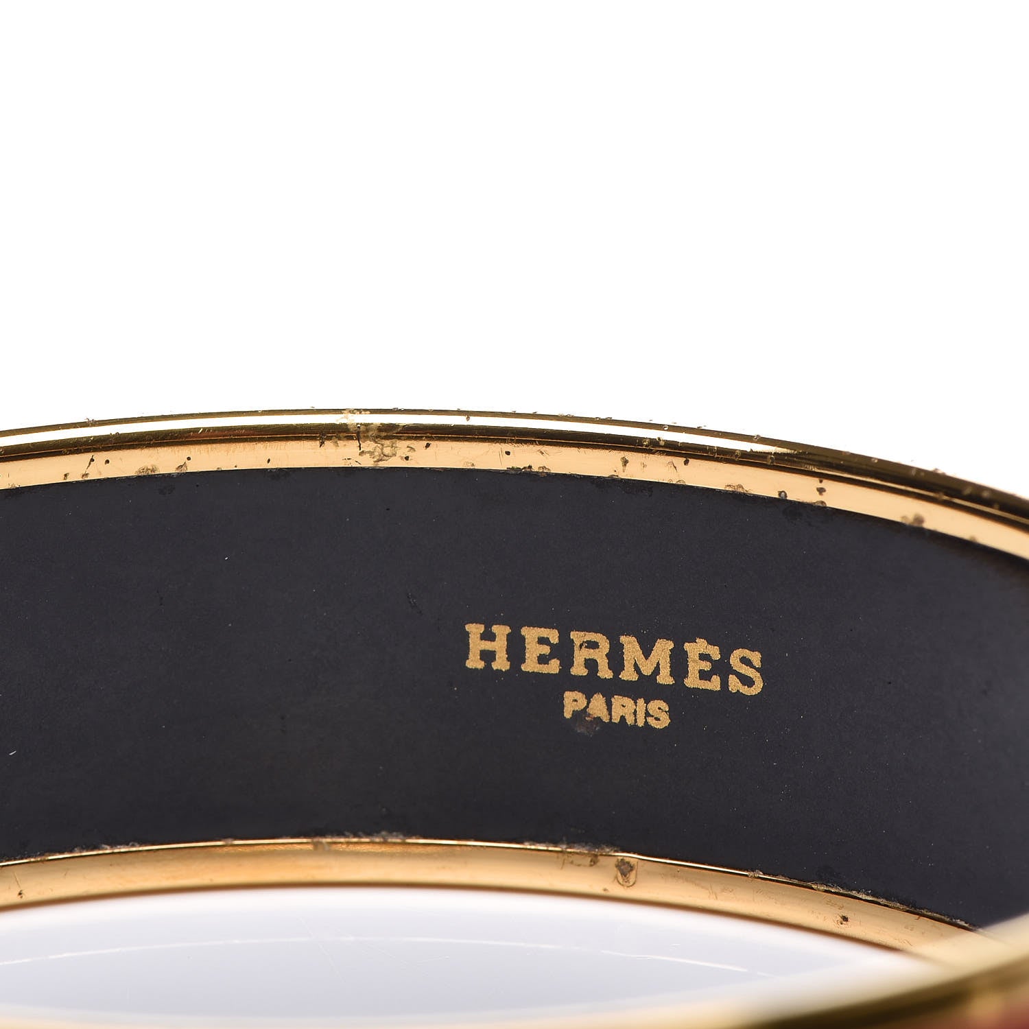 Hermes Enamel Printed Wide Bracelet 70 7 of 8