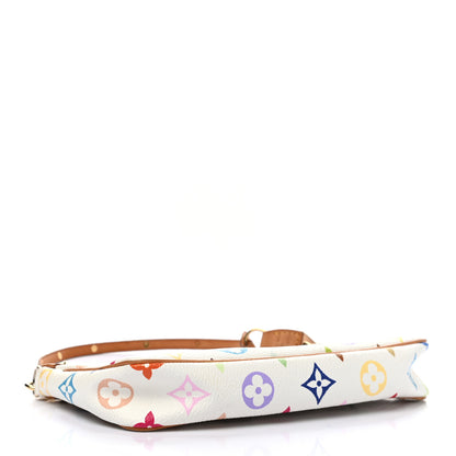 Louis Vuitton Monogram Multicolor Pochette Accessories White 3 of 15