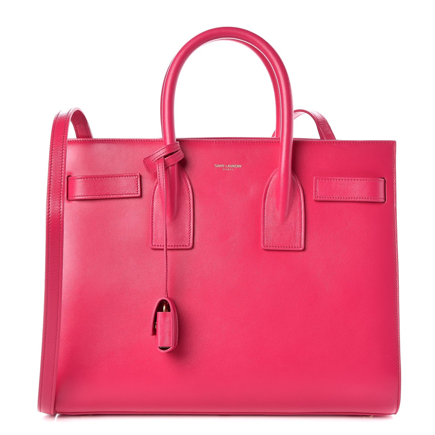Calfskin Small Sac De Jour Lipstick Fuchsia