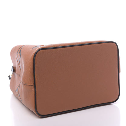 Louis Vuitton Empreinte Monogram Giant Crafty Neonoe MM Caramel Black 4 of 10